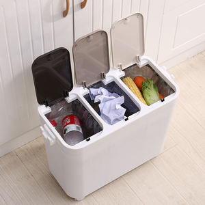 <span class=keywords><strong>Poubelle</strong></span> <span class=keywords><strong>de</strong></span> <span class=keywords><strong>petite</strong></span> taille 2 pièces pour le <span class=keywords><strong>tri</strong></span> des ordures <span class=keywords><strong>poubelle</strong></span> <span class=keywords><strong>de</strong></span> 14l pour la maison - Product Image 2