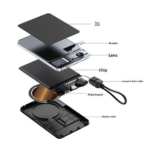 Batería <span class=keywords><strong>Externa</strong></span> Magnética PD22.5W de 5000 mAh y 10000 mAh, Batería de Respaldo Delgada Inalámbrica para iPhone, Samsung, <span class=keywords><strong>Xiaomi</strong></span> - Product Image 3