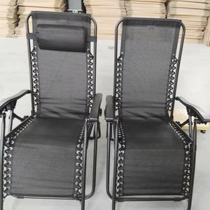 Silla de salón de gravedad cero para exteriores, muebles de exterior de hierro y Metal, tumbona de 22 Mm, tumbona para Parque, aluminio moderno, 177*65*110 Cm * - Product Image 1