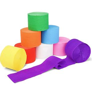 Serpentina de papel crepé de arcoíris, decoración de fiesta, serpentinas de arcoíris, rollo de papel crepé, fabricación de flores, serpentina, decoración de techo para fiesta - Product Image 4