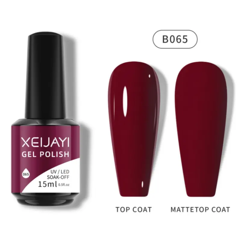2024 Nieuwe Bruin Rode Kleur Serie Gel Nagellak Herfst Winter Hoge Verzadiging Voor Semi-Permanente Manicure Nail Art Gel Lak