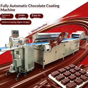 Machine de recouvrement de <span class=keywords><strong>chocolat</strong></span> automatique à haute efficacité en acier inoxydable 304 avec chauffage à température constante et revêtement uniforme - Product Image 6