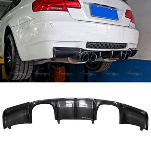 Aileron de spoiler en fibre de carbone style GTSV, aileron arrière, diffuseur de pare-chocs arrière pour BMW E92 E93 M3 - Product Image 2