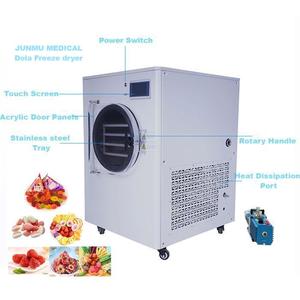 Flor comida leche caramelo barato liofilizador criogénico pequeño hogar liofilizador máquina con <span class=keywords><strong>bomba</strong></span> <span class=keywords><strong>de</strong></span> vacío Tailandia en stock - Product Image 4