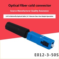 Cordon de brassage fibre optique SC/UPC à connexion rapide, vente en gros fabricant, E012-3-55S pour FTTH/FTTB/FTTX avec garantie 1 an