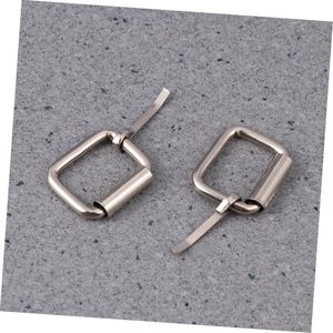 Boucle à rouleau en métal pour accessoires, quincaillerie pour ceintures, sacs et boucles de chaussures, métal argenté pour la fabrication de sacs à main et de sacs à dos - Product Image 4