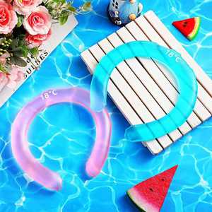 Pcm Summer Dissipation Wearable Tube <b>Cooling</b> <b>Neck</b> Ice Pack <b>Wrap</b> - Product Image 3