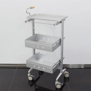 Chariot de rangement multifonctionnel professionnel en acier inoxydable pour salon de coiffure, permanente, coloration, coiffeur et barbier - Product Image 1