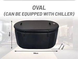 Vanace bagno di ghiaccio doccia portatile per il recupero di sport disegno spazzolato vasca da bagno di ghiaccio gonfiabile tuffo freddo per refrigeratore d'acqua - Product Image 3