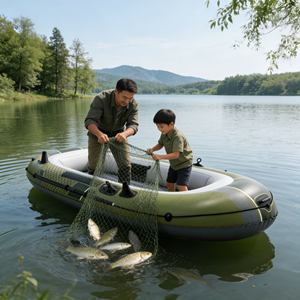 Kayak de pêche gonflable OEM personnalisable, <span class=keywords><strong>bateau</strong></span> en PVC <span class=keywords><strong>transparent</strong></span>/coloré avec propulsion à pédales pour toutes les eaux - Product Image 2