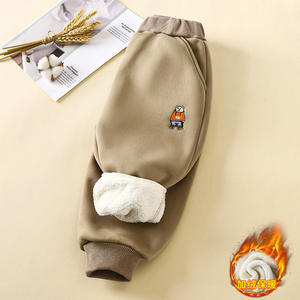 Pantalon de survêtement rembourré et épaissi pour bébés garçons, nouvelle collection hiver, vêtements chauds pour l'extérieur, vente en gros - Product Image 6