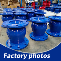 Clapet anti-retour manuel silencieux à ressort en fonte ductile HQ44X, à fermeture douce, PN16 DN50-DN400, pour alimentation en eau, joint EPDM, ISO9001