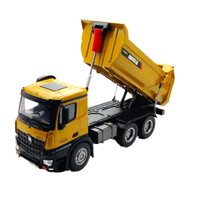 Huina 1/14 alliage RC camion à benne basculante chargeur multifonctionnel modèle de véhicule d'ingénierie à benne basculante jouets et cadeaux en métal pour enfants