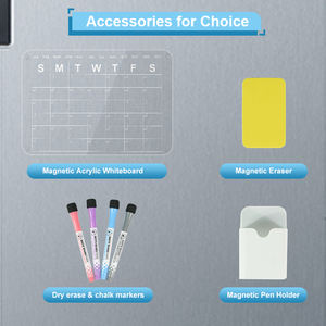 Lot de 2 calendrier magnétique en acrylique calendrier mensuel <span class=keywords><strong>hebdomadaire</strong></span> en acrylique pour réfrigérateur vente en gros meilleur format et design personnalisés - Product Image 6