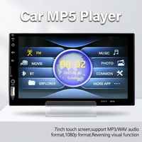 Autoradio multimédia avec écran tactile HD 2DIN de 7 pouces, lecteur MP5 MP3, vidéo, radio FM, musique, stéréo de tableau de bord
