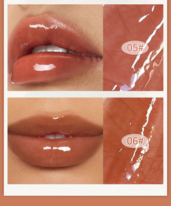 ลิปกลอสเนื้อฉ่ำวาวแบบกระจก MLM ปรับแต่งได้ กลิ่นไอศกรีม ชุ่มชื้น ติดทนนาน บำรุงริมฝีปาก ลิปออยล์เนื้อกระจก - Product Image 6