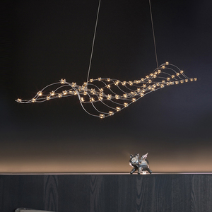 Luminaire dans le hall <span class=keywords><strong>de</strong></span> l'hôtel lustre d'art <span class=keywords><strong>de</strong></span> luxe table <span class=keywords><strong>de</strong></span> sable hall réception zone <span class=keywords><strong>de</strong></span> contact VIP personnalité créative boule ronde lumières personnalisées - Product Image 1