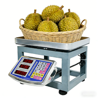 Balance numérique populaire en Thaïlande, plateforme 30*40cm, capacité maximale 200kg, pour usine de durian