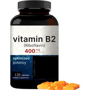 OEM Capsules de vitamine <span class=keywords><strong>B2</strong></span> de haute qualité Suppléments de santé 400MG <span class=keywords><strong>B2</strong></span> par portion pour comprimés Energy Vit <span class=keywords><strong>B2</strong></span> 120 chaque - Product Image 2