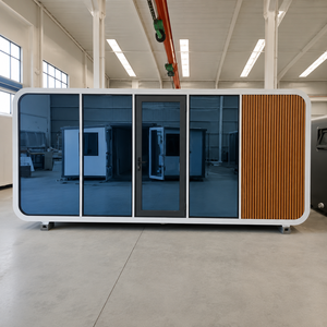 Vendita Calda di Fabbrica: Casa Mobile Intelligente di Lusso, Cabina Capsula Apple da 40 Piedi, Casa in Acciaio con Bagno, Spazio Abitativo per Hotel, Villa, Resort - Product Image 2