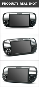 7 inch đài phát thanh xe đa phương tiện cho Fiat 500 2007 2015 màn hình cảm ứng Android Auto Stereo Wifi Carplay âm thanh <span class=keywords><strong>MP4</strong></span> 2 DIN GPS máy nghe nhạc - Product Image 6