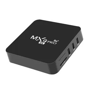 最便宜的电视盒MXQPRO Rockchip RK3229四核安卓7.1操作系统2.4G Wifi 100M /Lan 4k安卓电视盒