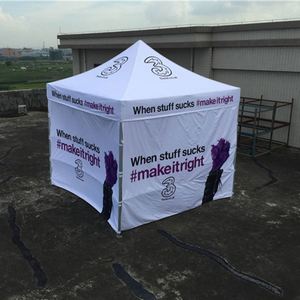 Customized Luxury Multi-Size 600D Oxford 10X10ft Outdoor <b>Pop</b>-<b>Up</b> Advertising Tent With Activity Sign. - Product Image 4
