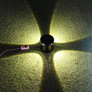 Lampe de jardin extérieure étanche IP65 en aluminium COB LED, éclairage de cour, 12V DC, design géométrique - Product Image 3