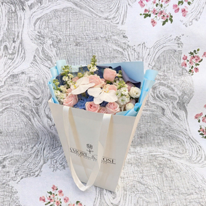 Bolsa de Papel Kraft Blanca de Lujo Personalizada con Cierre Ziplock, Impresión Digital y Característica Reciclable, Marca OEM/ODM - Product Image 1