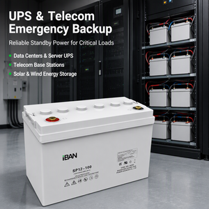แบตเตอรี่ตะกั่วกรดปิดผนึกแบบไม่ต้องบำรุงรักษา 12v 100ah สำหรับสำรองไฟ UPS รุ่นใหม่ ปรับแต่งได้ - Product Image 3