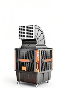 Refroidisseurs d'air évaporatifs industriels électriques montés sur le toit, climatiseur évaporatif - Product Image 2
