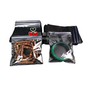 Bolsa de sellado de plástico negra Yunrunya Ge para embalaje de joyas y jade, 100 unidades - Product Image 3