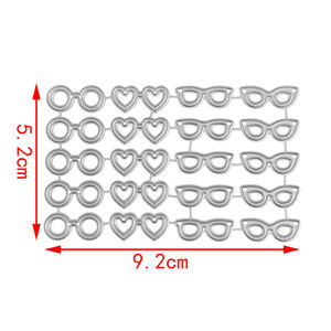 AAGU-Découpeur de métal pour scrapbooking, <span class=keywords><strong>papier</strong></span> gaufré, carte, album, modèle d'artisanat, pochoir, mini œil - Product Image 4