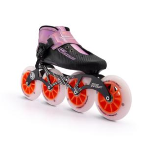 Patines de velocidad ajustables profesionales EACH con ruedas de 110 mm, bota de patín de fibra de carbono y PU para hombres adultos YQ-WAR01, YQ-WAR01 - Product Image 6