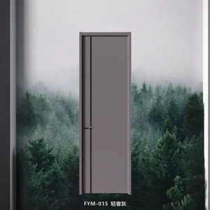 Phòng ngủ sử dụng dễ dàng cài đặt trang trí ra sơn miễn phí Polymer Composite cửa nội thất cửa với khung - Product Image 6