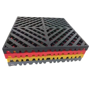 Carreaux de sol à emboîtement pour le drainage Carrelage de sol modulaire pour le garage, coussin d'emboîtement modulaire pour les escaliers du sous-sol des vestiaires - Product Image 1