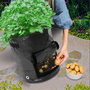 <span class=keywords><strong>Sac</strong></span> de plantation de légumes de jardin de tomates de pomme de terre épais 7 10 gallons sacs de culture de plantes Pp sacs de culture écologiques pour plantes - Product Image 5