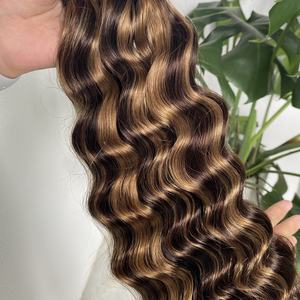 Venta al por mayor 12A cabello virgen vietnamita a granel personalizado 16-30 pulgadas onda profunda suelta cabello humano de alta calidad para mujeres 27 - Product Image 4