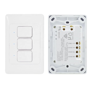 Interrupteur mural intelligent Zigbee avec commande vocale, bouton physique, 1/2/3 gang, pour la maison intelligente, interrupteur d'éclairage intelligent, AU/US/<span class=keywords><strong>PH</strong></span> - Product Image 2