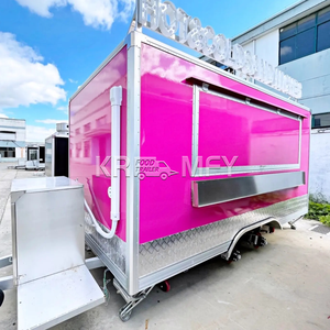 Vente en gros : Mini camion de restauration de rue, chariot mobile de crème glacée et crêpes, prix usine, remorque alimentaire mobile pour la rue - Product Image 6