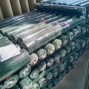 4x4 màu xanh lá cây PVC tráng hàn dây lưới hàng rào vuông lỗ hình dạng hàng rào <span class=keywords><strong>Net</strong></span> - Product Image 4