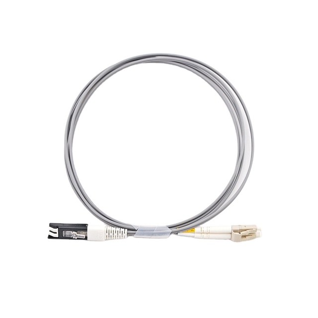 Fiber Optic Equipment FTTH Duplex VF45 to LC UPC OM2 Multimode Fiber Optic Patch Cord 2m