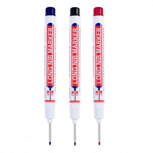 Marqueur permanent Bv-Dhh15 pour le dessin technique, le travail du bois, les trous profonds, à pointe longue, encre inodore, écriture fluide - Product Image 1