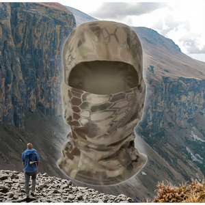 Pasamontañas de esquí de cara completa al por mayor, dibujado a mano e impreso digitalmente, para deportes al aire libre y con estilo de imagen impresa en relieve para esquí - Product Image 3