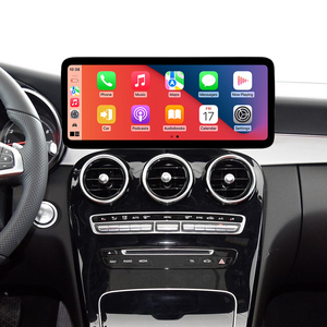Nouvel écran QLED 2K de 12,3 pouces avec processeur Snapdragon 665 8 cœurs, cadre fin, Android 14, Carplay pour Benz Classe C V W205 W447 GLC 2015 <span class=keywords><strong>2018</strong></span>, audio BT - Product Image 1