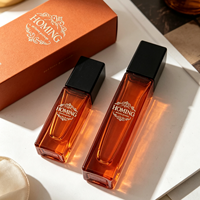 Flacon de Parfum en Verre Élancé et Carré, Transparent, de 5 ml et 10 ml, à Sertir, avec Vaporisateur