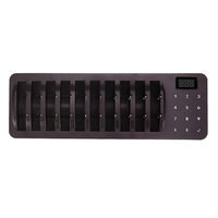 Système de sonnettes étanches pour file d'attente, système de téléavertisseur sans fil pour restaurant avec 10 téléavertisseurs pour clinique, café, camion de nourriture