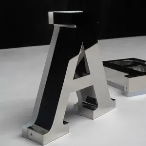 Бизнес-пользовательский 3D светодиодный металлический светящийся офисный знак и внутренняя реклама с Подсветкой Канала