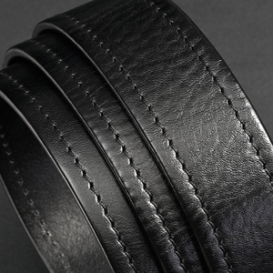 Cinturón de Cuero Genuino para Hombre, Personalizable, Sin Grietas ni Desprendimientos, Hebilla de Aleación Cómoda, Talla Estándar, para Uso Profesional - Product Image 6