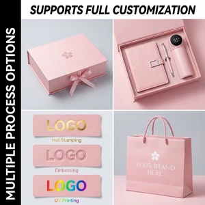 Set Regalo Aziendale di Lusso Premium Rosa con Logo Personalizzato: Taccuino, Penna, Tazza Termica, Souvenir <span class=keywords><strong>per</strong></span> Ufficio, <span class=keywords><strong>Regali</strong></span> di Laurea <span class=keywords><strong>per</strong></span> Donne e Ragazze - Product Image 4